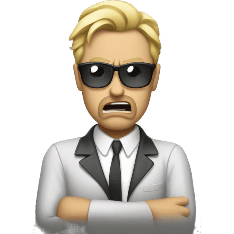 Angry Record Label manager emoji