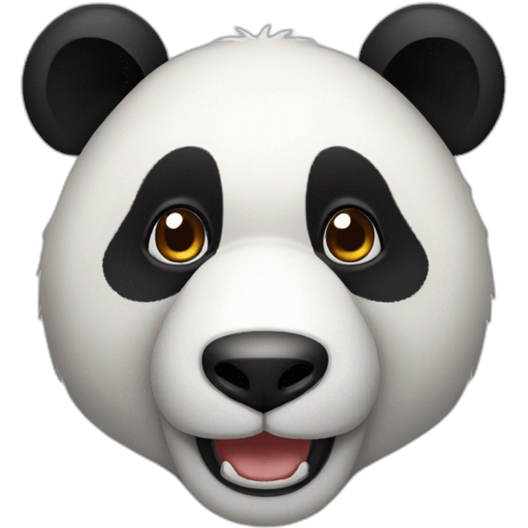 Wild Panda head emoji