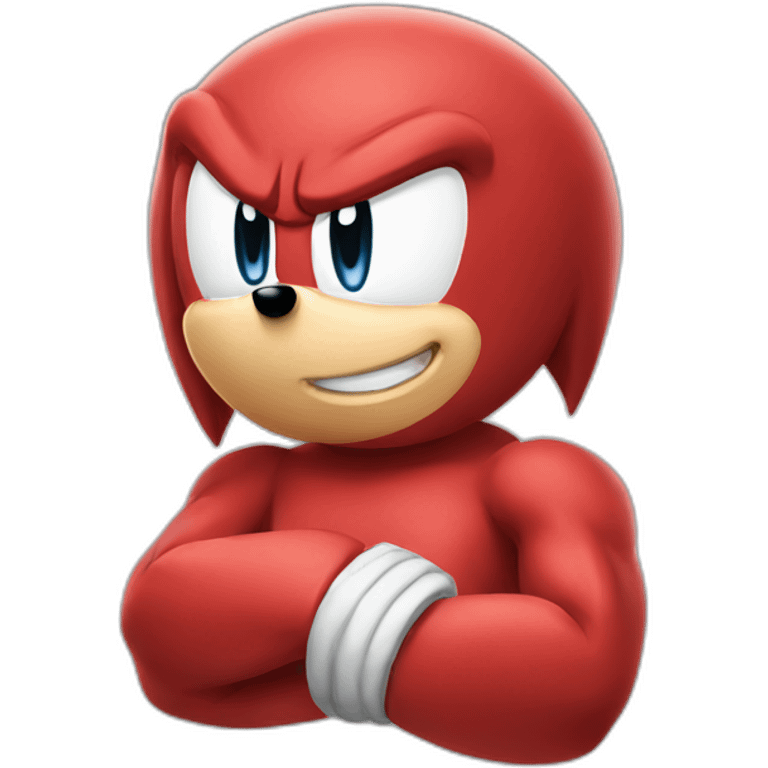 Knuckles from sonic emoji