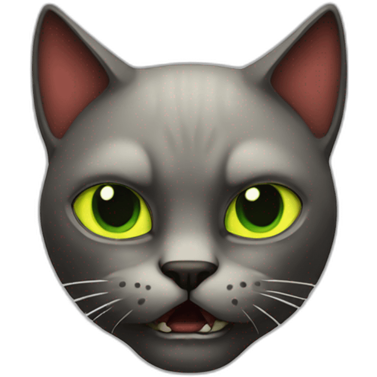 evil cat emoji