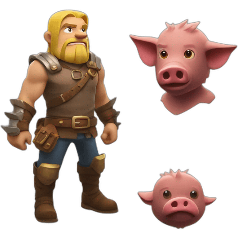 Hog rider clash of clans emoji