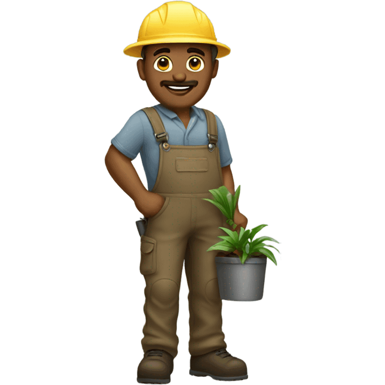 Landscaper man emoji