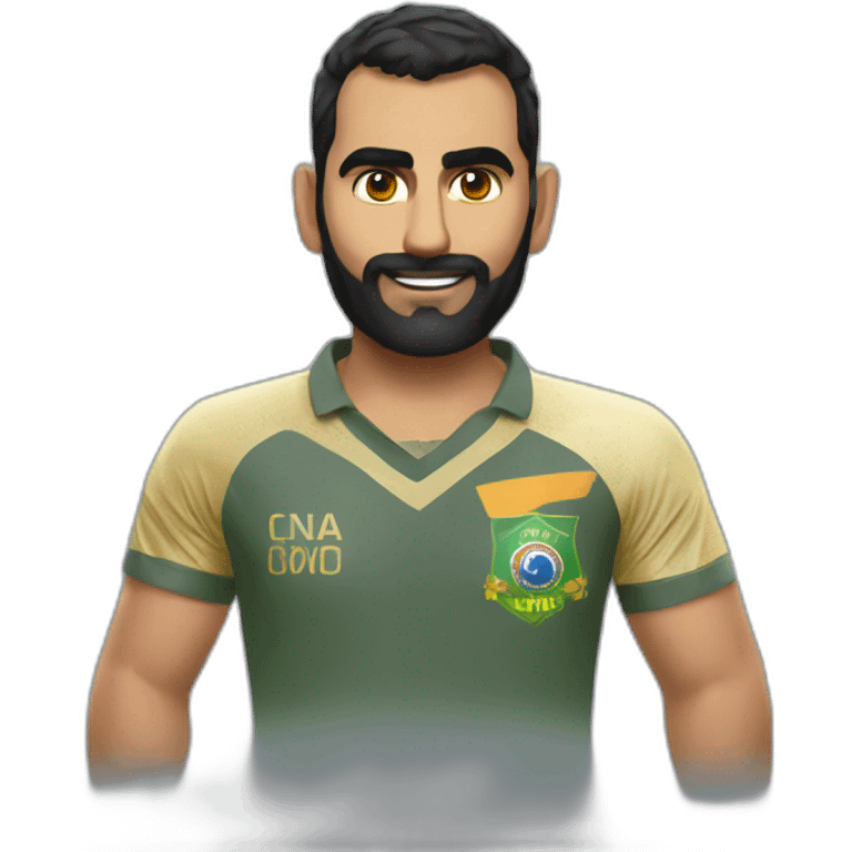 Mohammad Shami with golden arm emoji