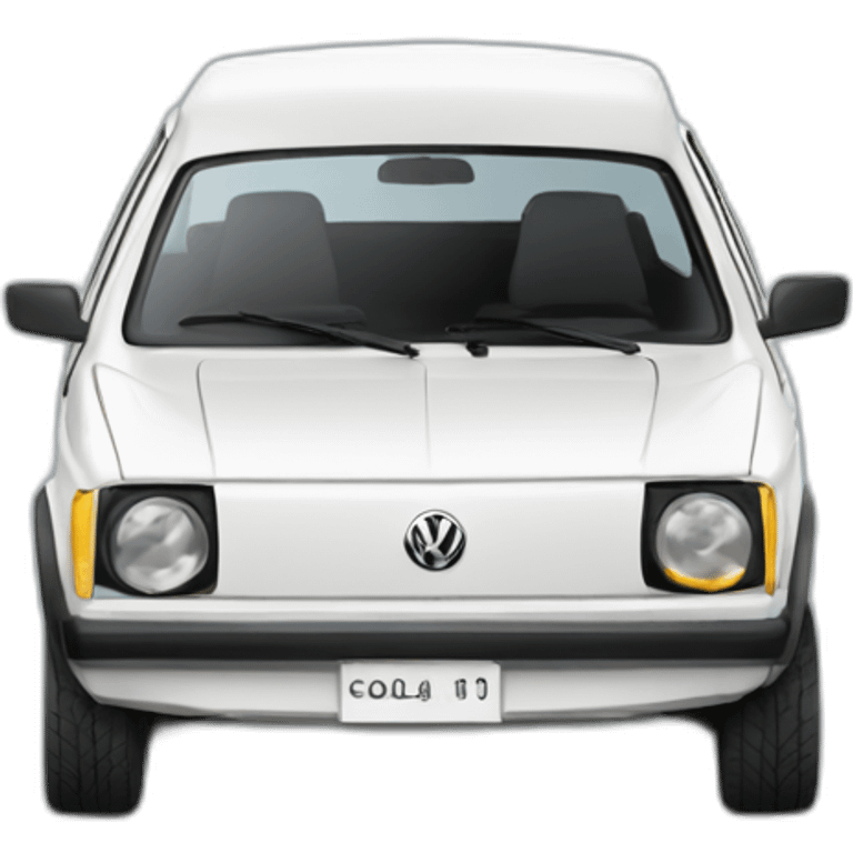 volkswagen gol bolinha branco emoji