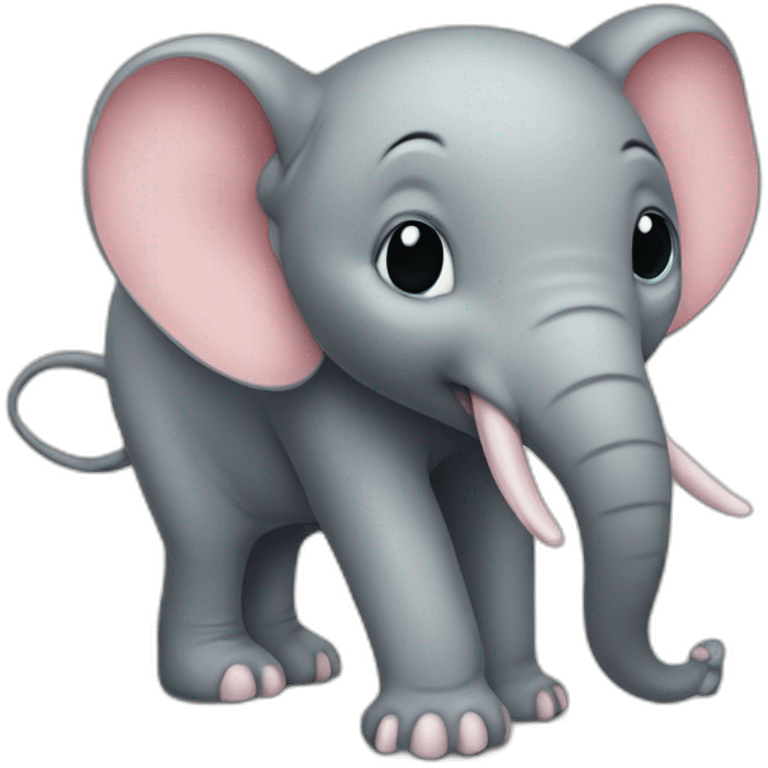 Mouse elephant emoji