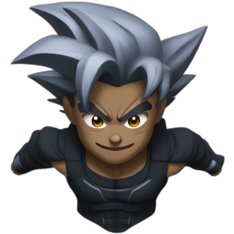 Black goku emoji