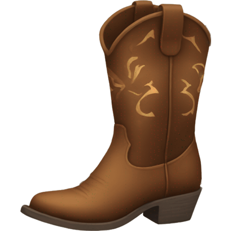 Cowgirl boots emoji