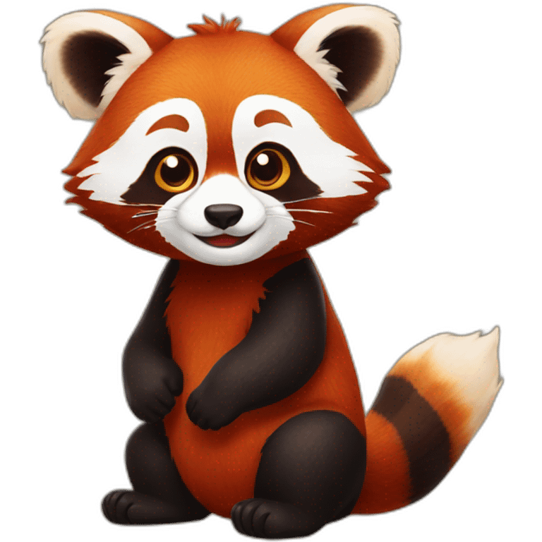 Red panda emoji