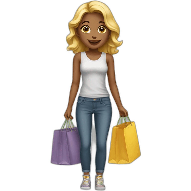 shopping girl emoji