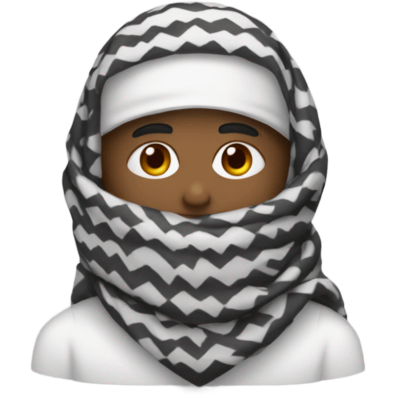 person wearing shemagh emoji