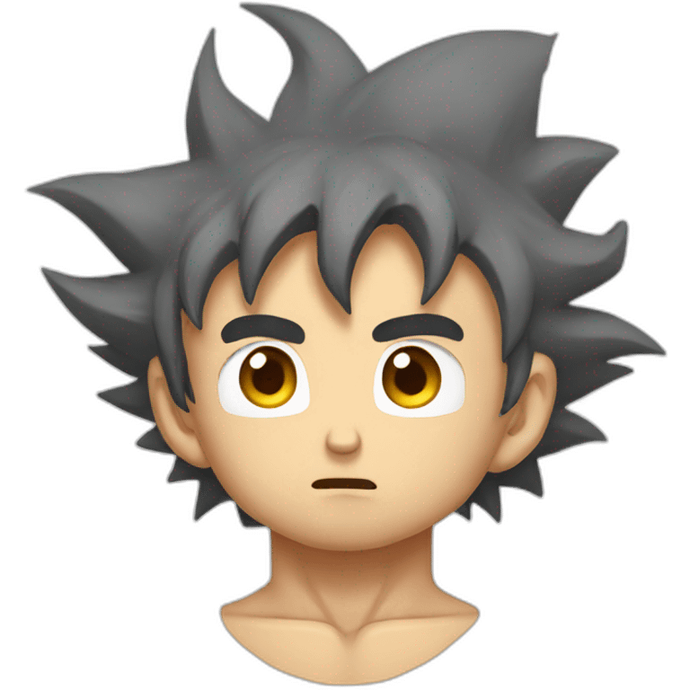 San Goku sad emoji