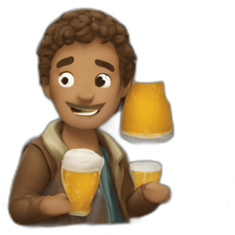 Arthur And his beers emoji