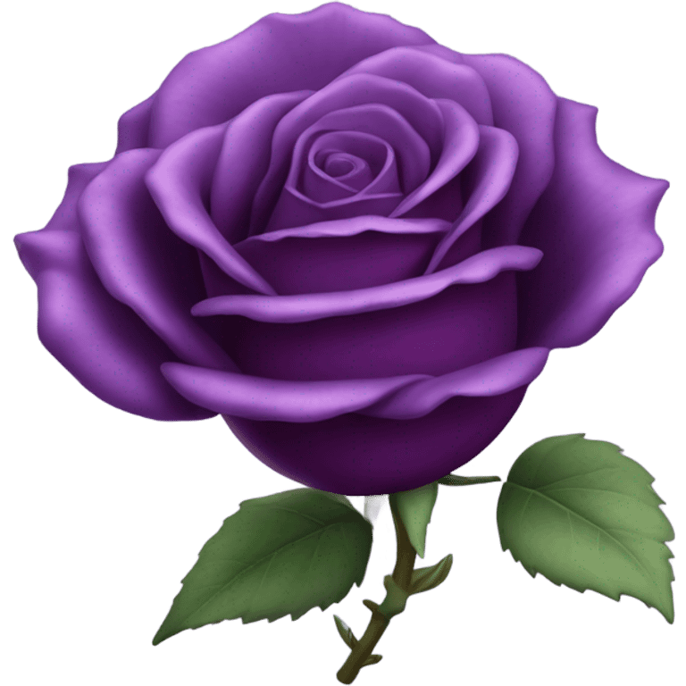 Purple rose  emoji