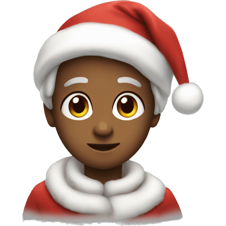 Cute christmas emoji