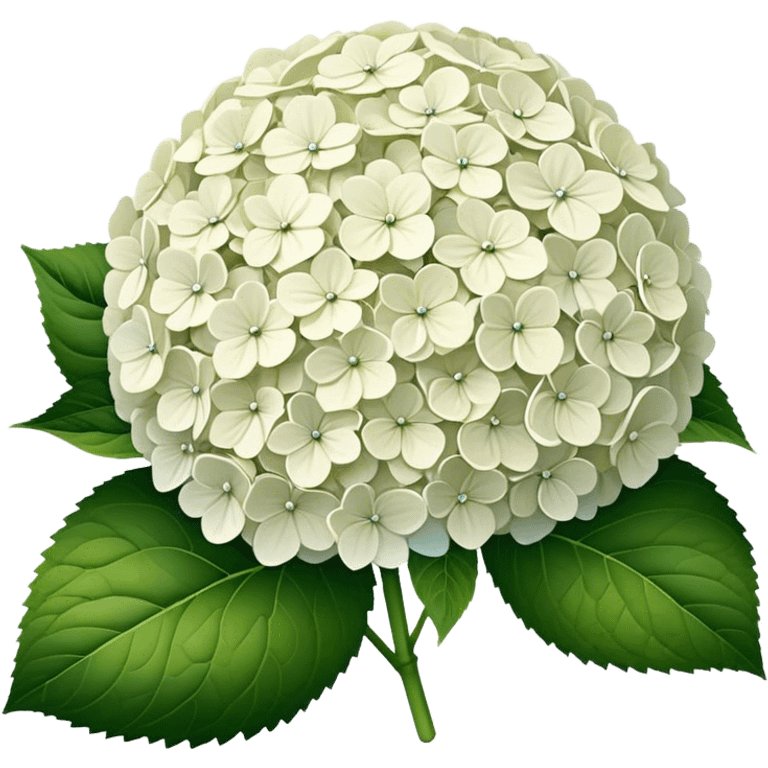 White Hydrangea emoji