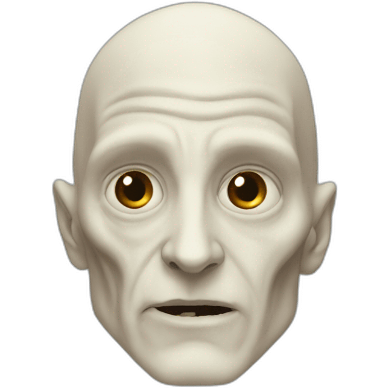 voldemort with no nose harry potter emoji