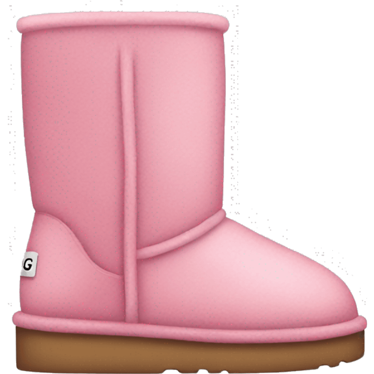 Pink ugg emoji