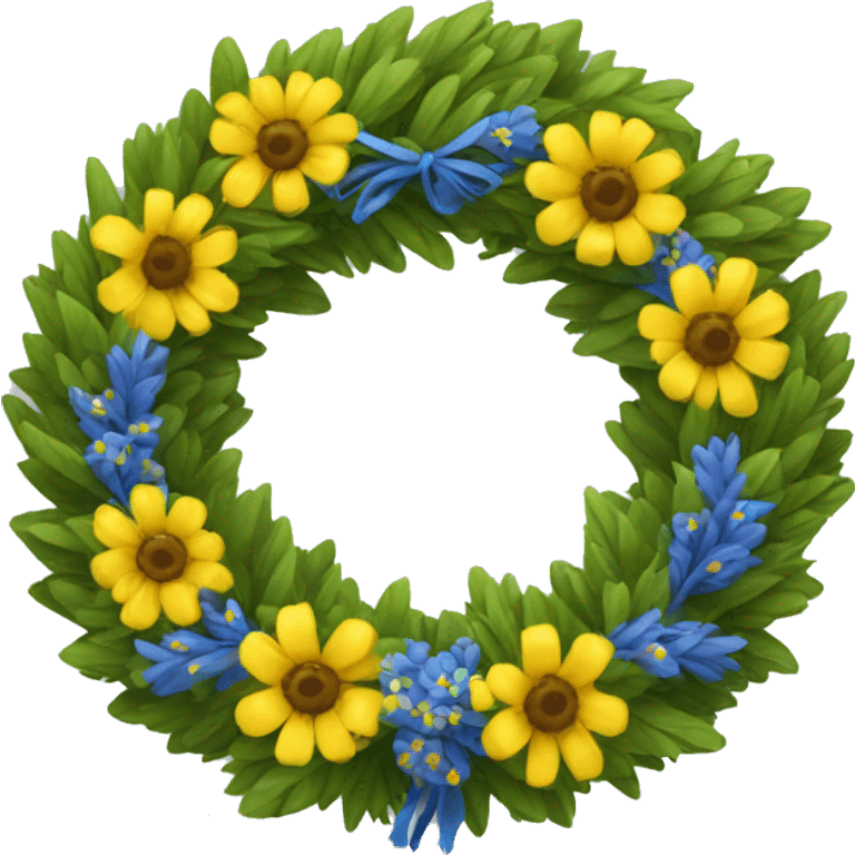 Wreath ukrainian emoji