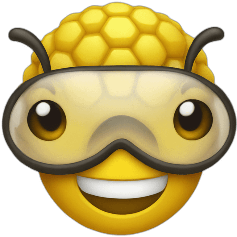 Bee in Greece emoji