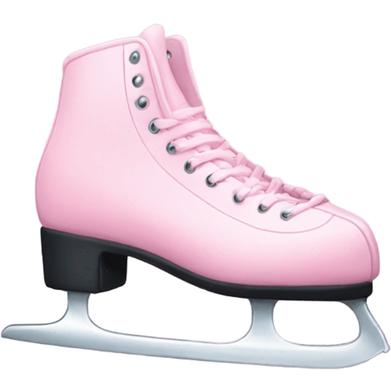 pastel pink ice skates emoji