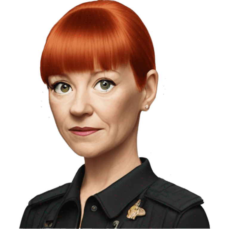 Andrea Arnold director red hair british 60 short bangs emoji