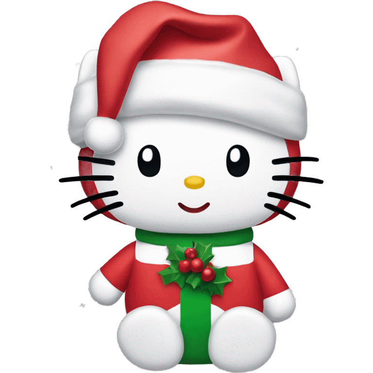 Hello kitty Christmas  emoji