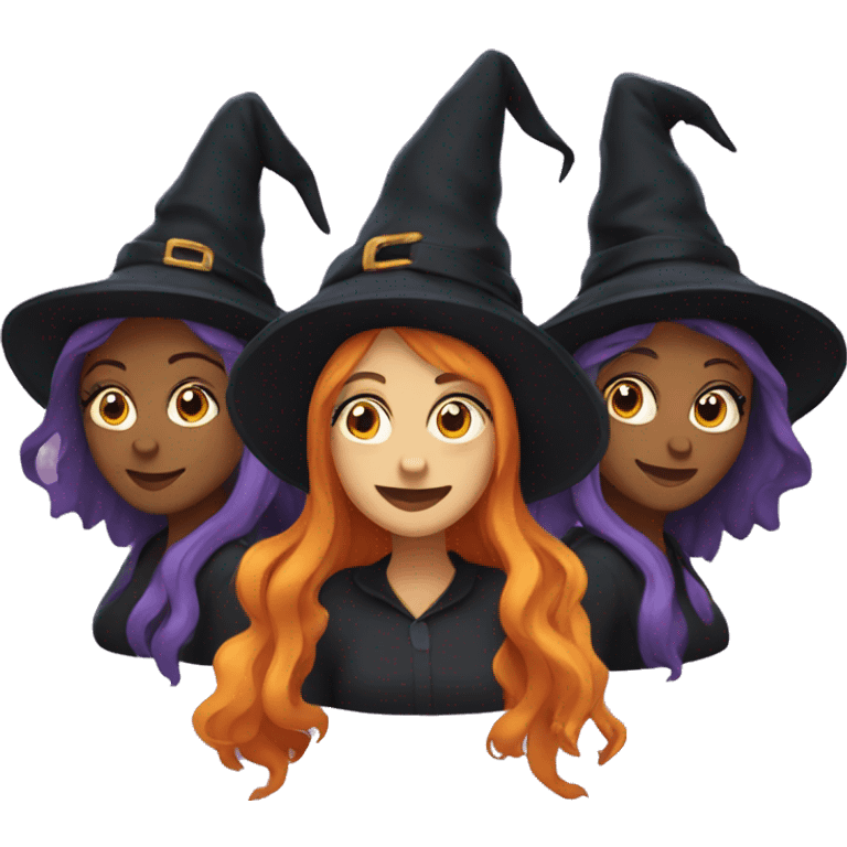 three witches emoji