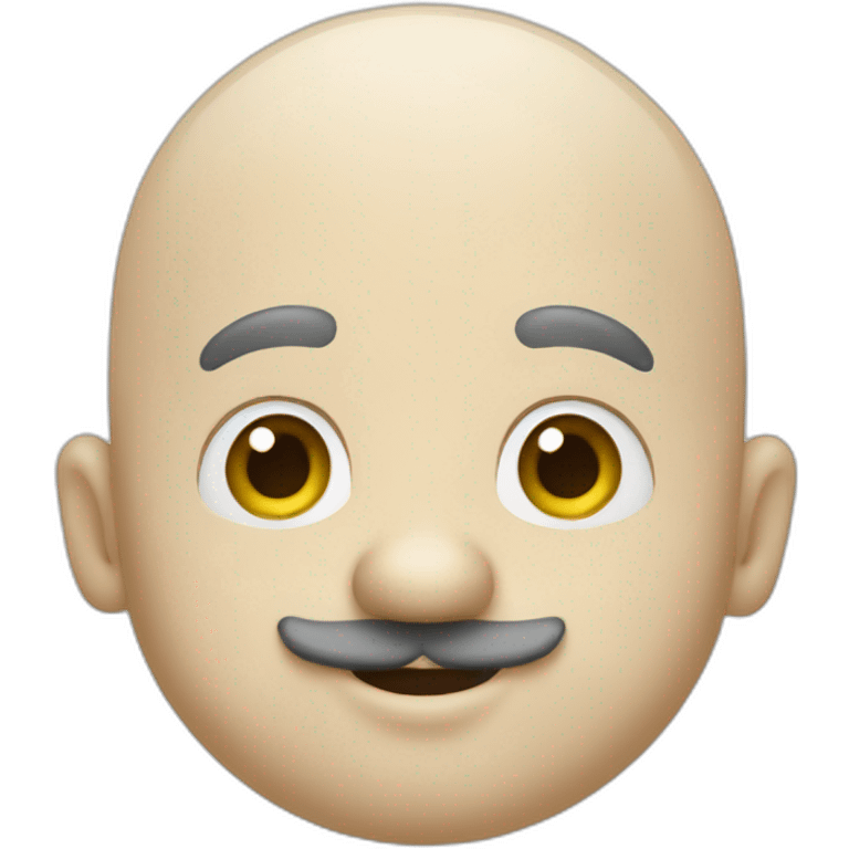 Charlie Chaplin bald emoji