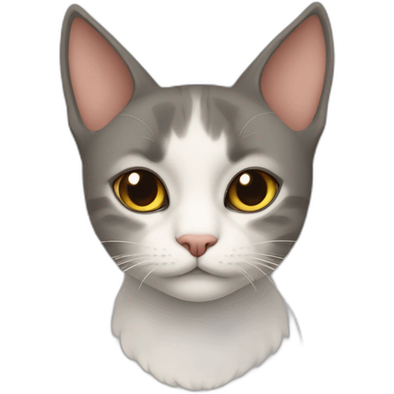 gato front a perra emoji