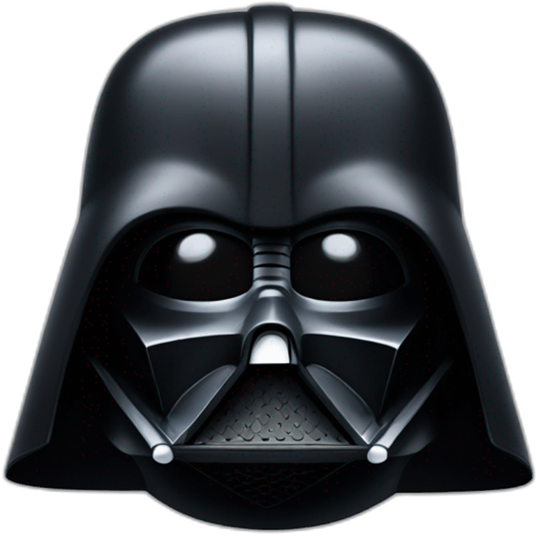 White Darth Vader emoji