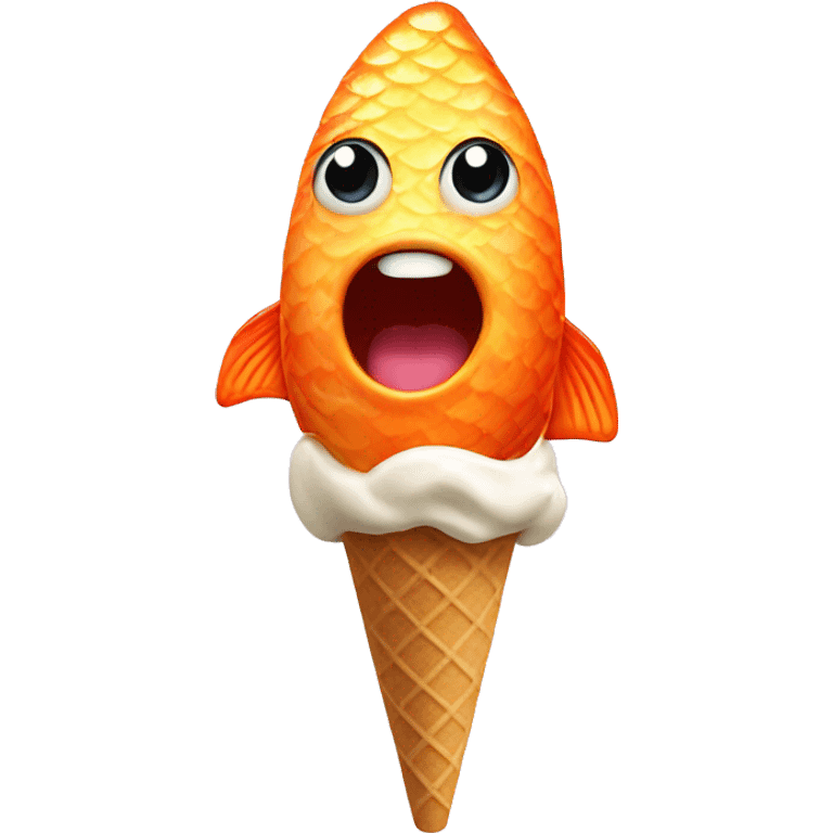 fish icecream emoji