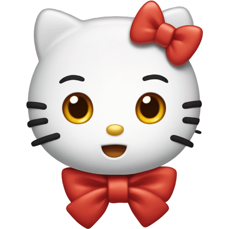 red hello kitty emoji