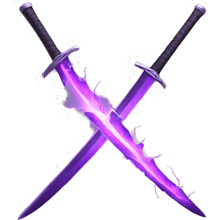 purple Lightning katana emoji