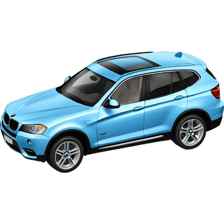 BMW X3 babyblue emoji