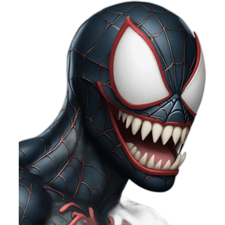 venom spiderman emoji