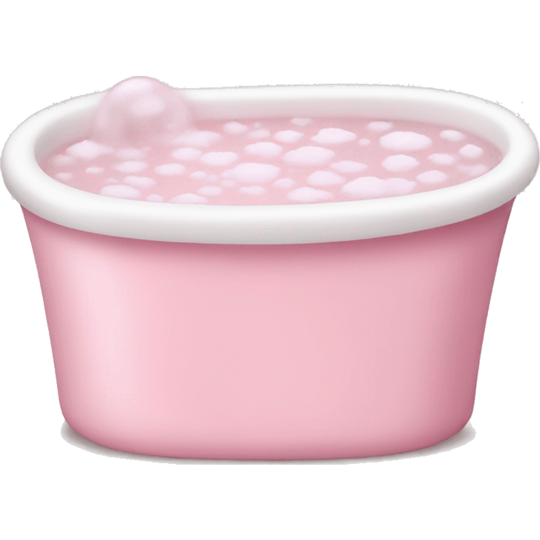 Pale pink Bubble bath emoji