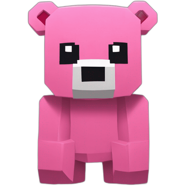 Gloomy bear minecraft emoji