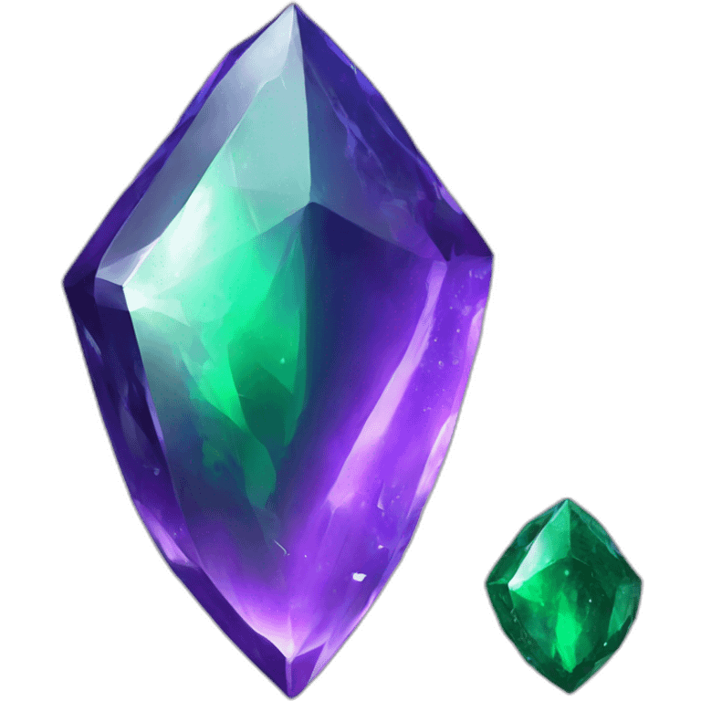 violet emerald shard emoji