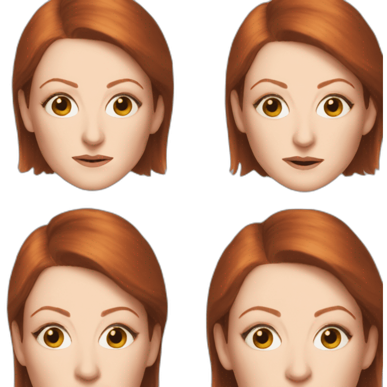 Julianne Moore face emoji