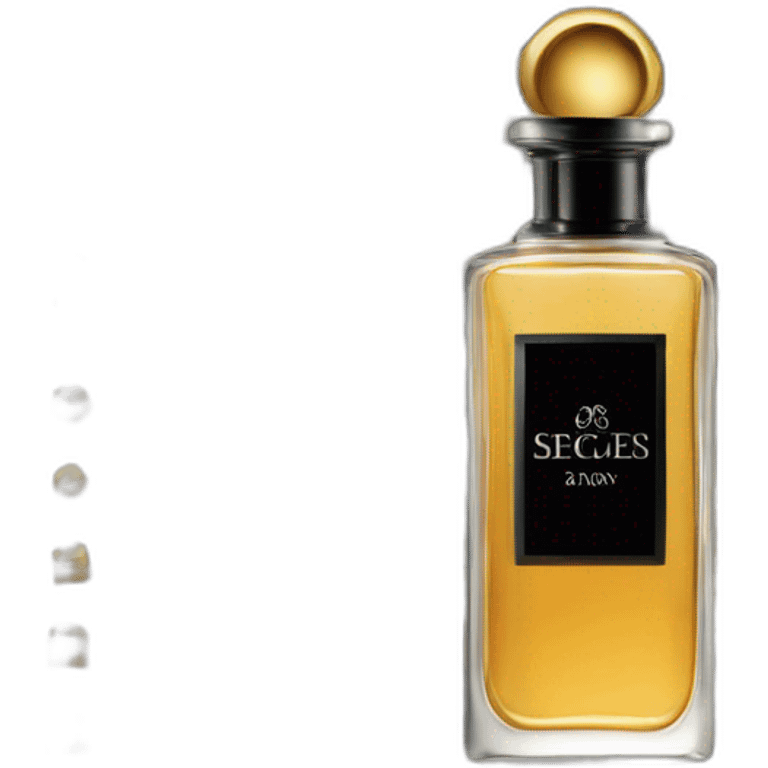 black bottle of serge lutens perfume emoji