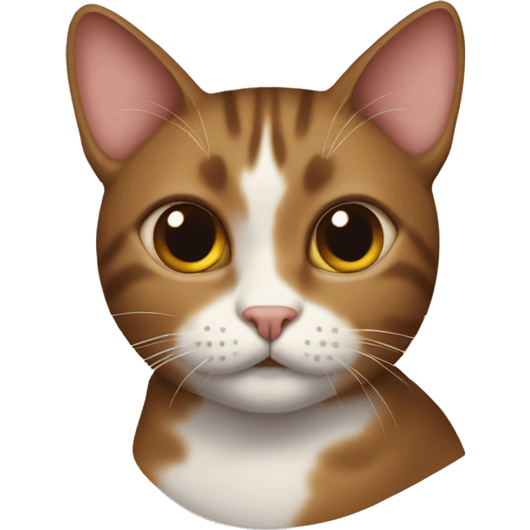 Cat brown  emoji