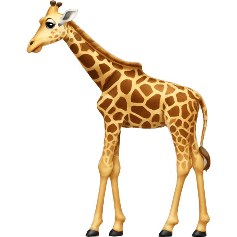 Giraffe in high heels  emoji