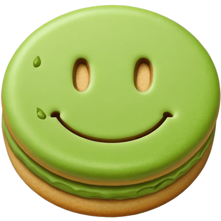 Matcha cookie emoji