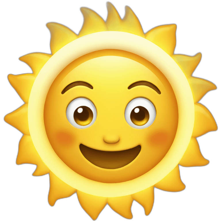 smiling sun emoji