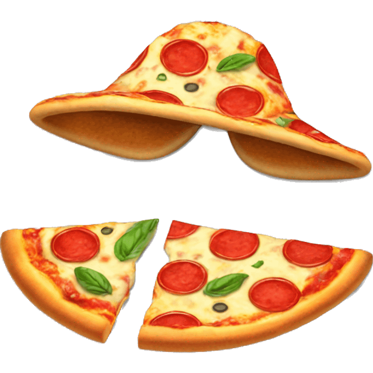 Hat pizza emoji