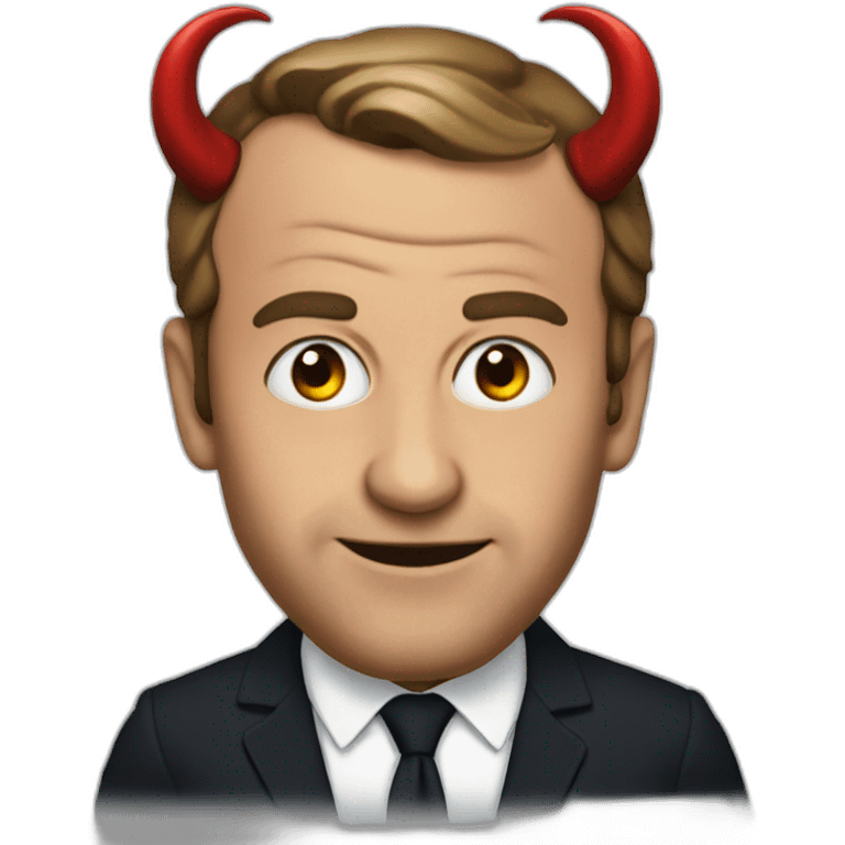 devil macron emoji