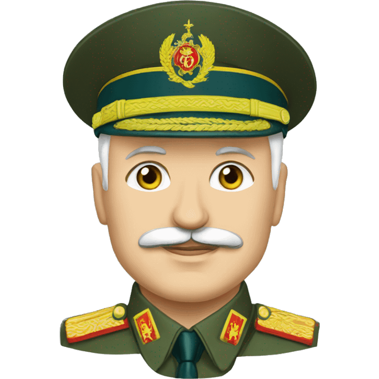 Lukashenko wears ukrainian military form emoji