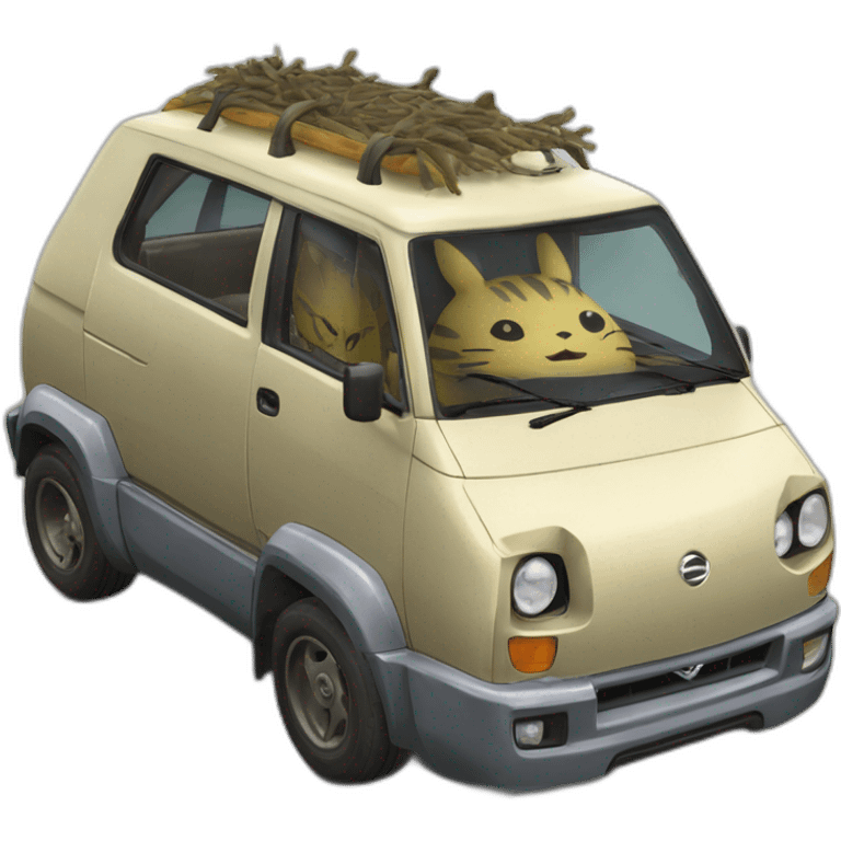 nissan-r32-fused-with-totoro-catbus emoji