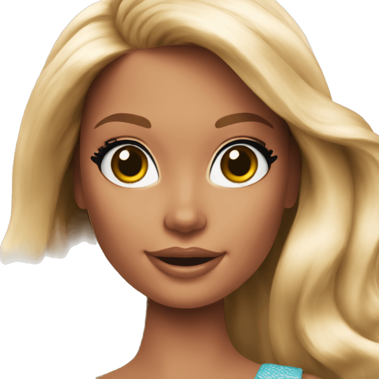 Barbie is selfie emoji