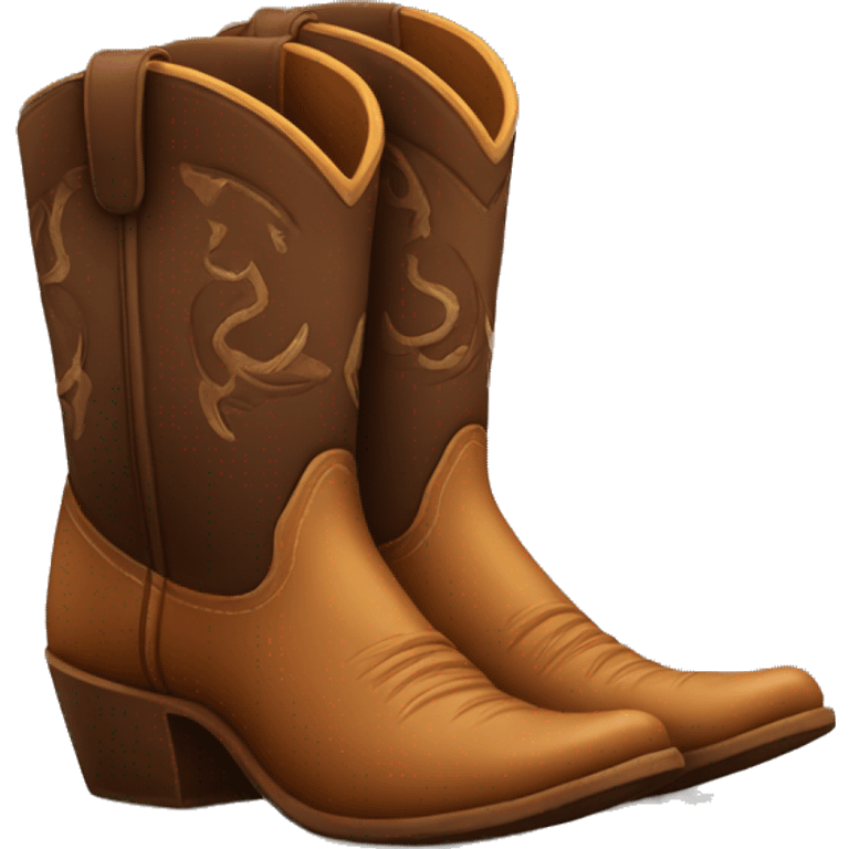 cowboy boots emoji